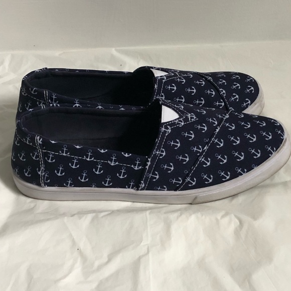 Tommy Bahama Women’s Size 8.5 Blue Nautical Anchor Slip on Shoes - Picture 11 of 11